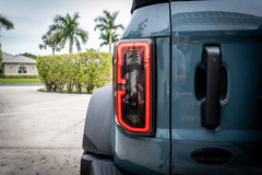Bigfoot aka Sasquatch in the Woods Tail Light Overlays - 2021+ Bronco - StickerFab