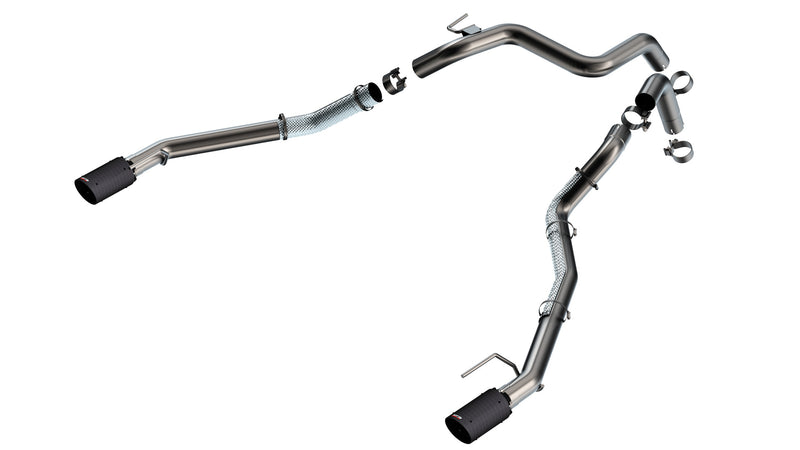 2024+ Ford Ranger Raptor Borla Tail Pipe Kit - Black or Carbon Fiber ...