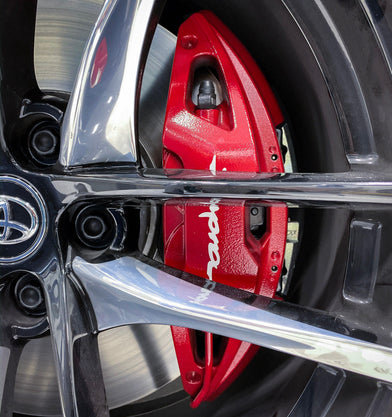 thumbnail image 2 of 2 Pairs Red Brake Caliper Covers - Heat Resistant ABS Protective Shells For Car Wheel Decoration 2 of 6