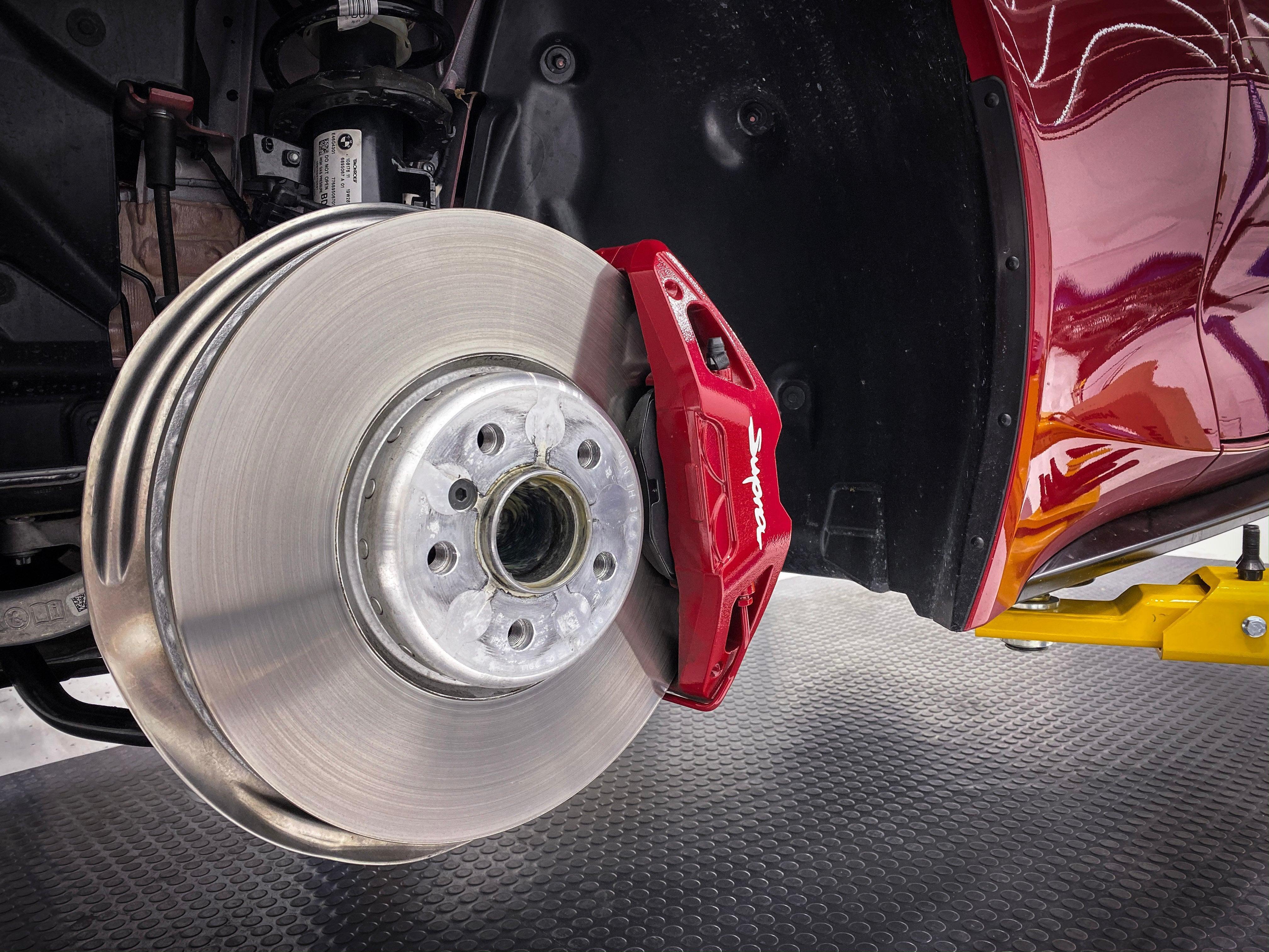 Brake Caliper Stickers (High Temp) - 2020+ Supra | StickerFab