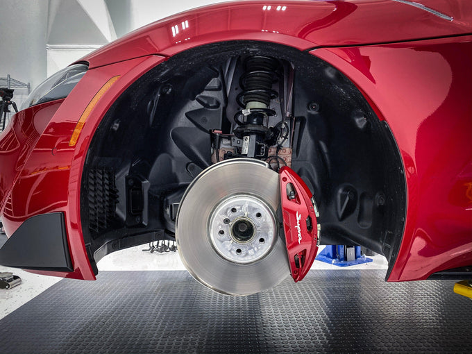 Brake Caliper Stickers (High Temp) - 2020+ Supra - StickerFab