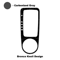 Topo Automatic Shifter Overlay (Printed Series) - 2021+ Bronco Automatic - StickerFab