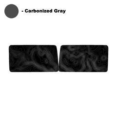 Topo Hardtop Side Window Overlays - 2021+ Bronco 4 Door - StickerFab