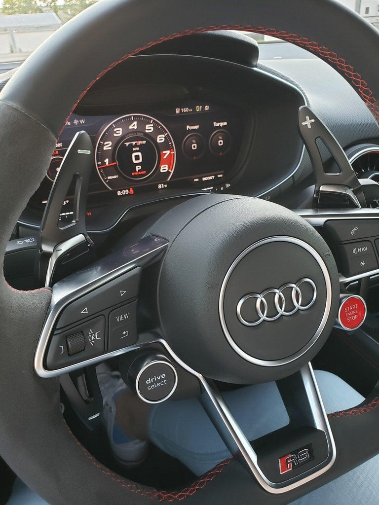 CNC Audi DSG Shifter Paddle Extensions - 17 R8 V10+ RS3 TTRS RS5 ...