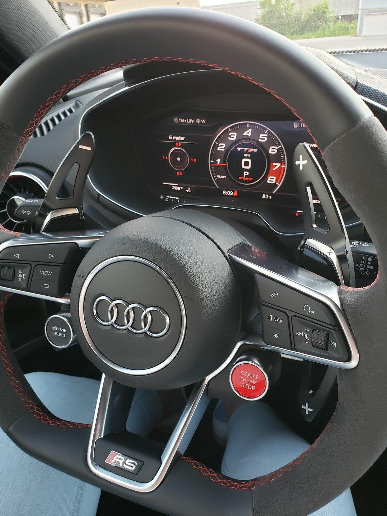 How to upgrade the paddle shifters in the Audi R8 