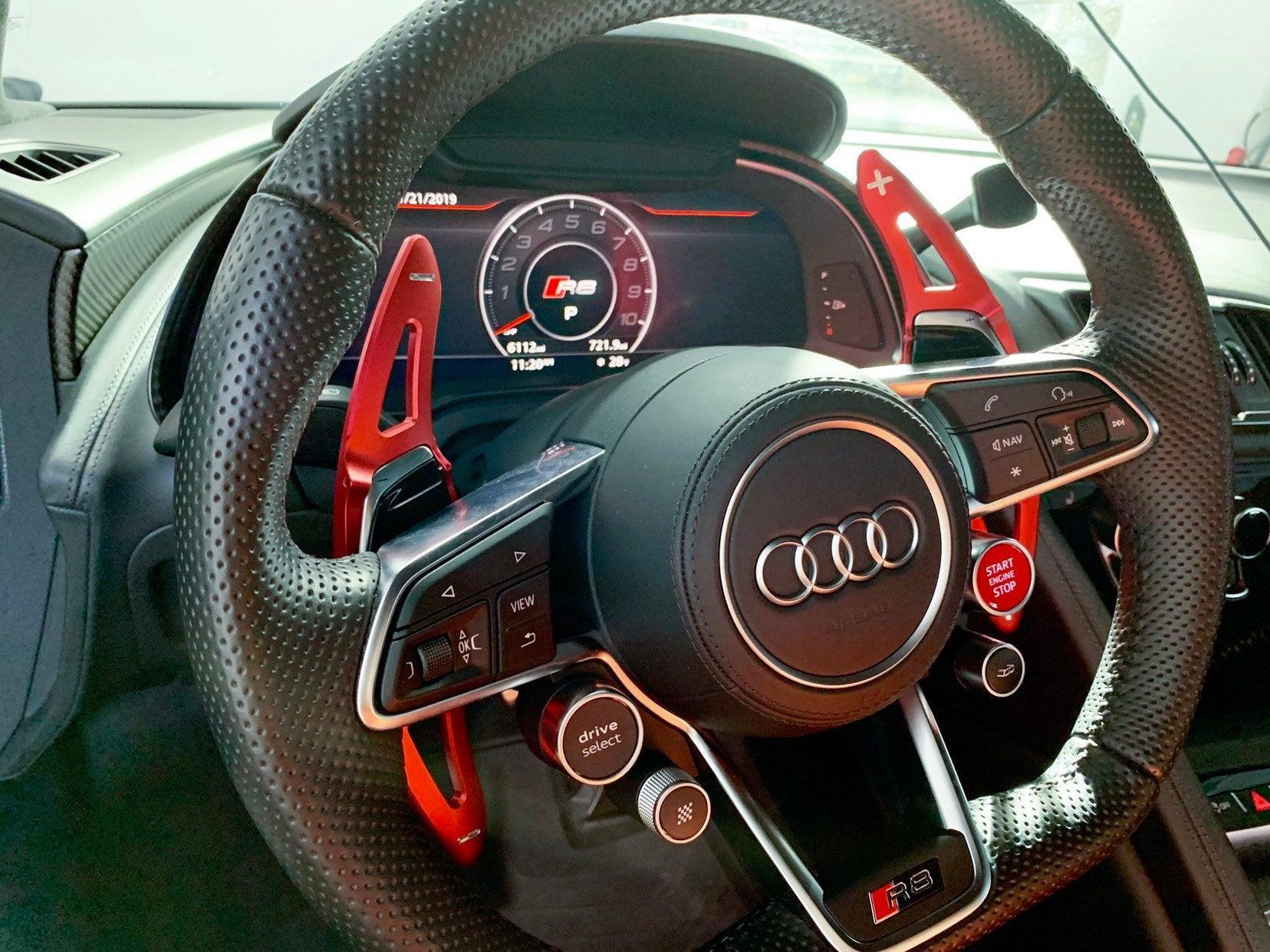 CNC Audi DSG Shifter Paddle Extensions - 17 R8 V10+ RS3 TTRS RS5 –  StickerFab