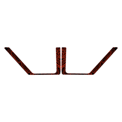 Topo Rear Door Net Trim Overlay Kit (Printed Series) - 2021+ Bronco - StickerFab
