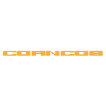 CORNCOB Small Overlay Letters (Printed Series Vinyl) - Universal - StickerFab