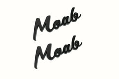 Cursive Fender Emblems (Badlands, Moab, Texas, etc) - Universal - StickerFab