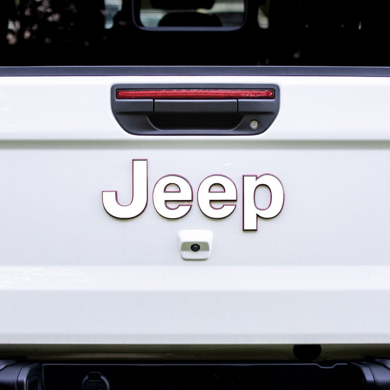 JEEP Gladiator Emblem Overlay Decal Set | Solid Colors - 2020+ Gladiator JT