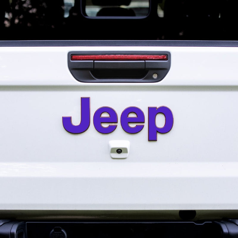 JEEP Gladiator Emblem Overlay Decal Set | Solid Colors - 2020+ Gladiator JT