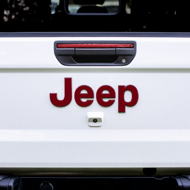JEEP Gladiator Emblem Overlay Decal Set | Solid Colors - 2020+ Gladiator JT