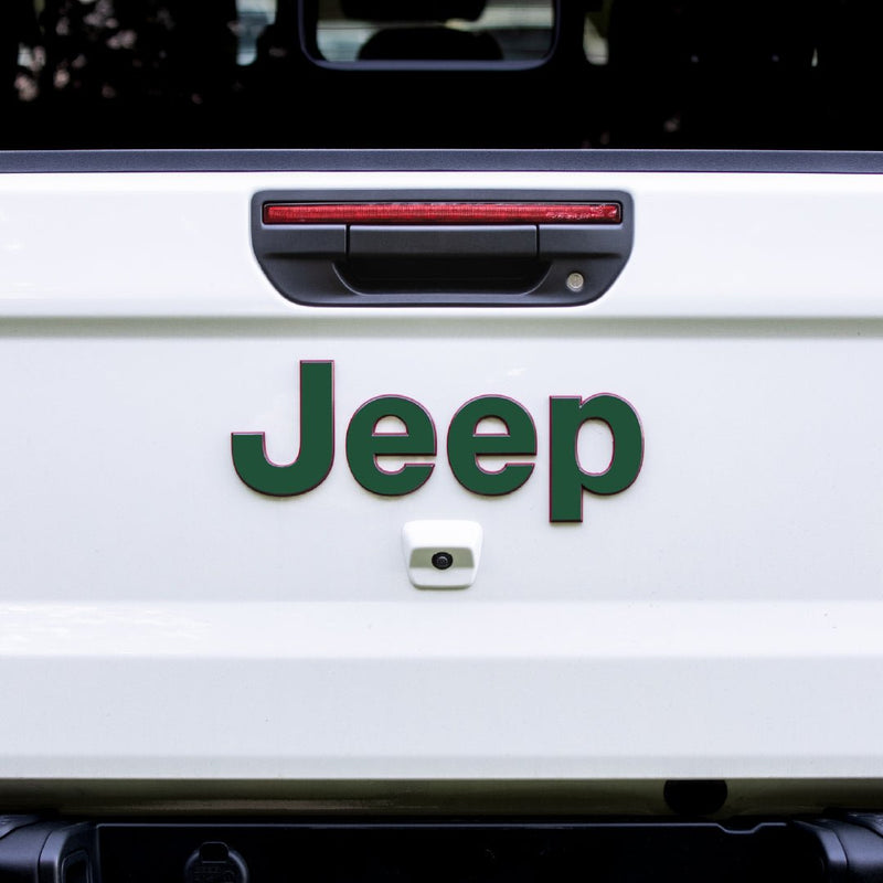 JEEP Gladiator Emblem Overlay Decal Set | Solid Colors - 2020+ Gladiator JT