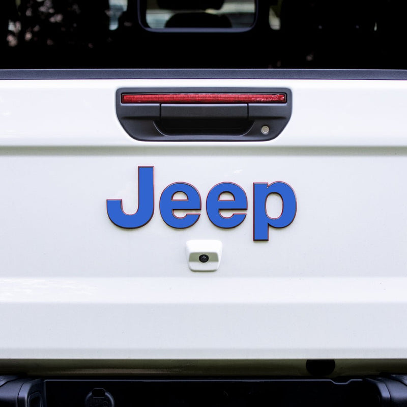 JEEP Gladiator Emblem Overlay Decal Set | Solid Colors - 2020+ Gladiator JT