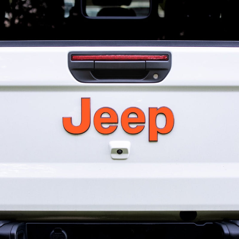 JEEP Gladiator Emblem Overlay Decal Set | Solid Colors - 2020+ Gladiator JT