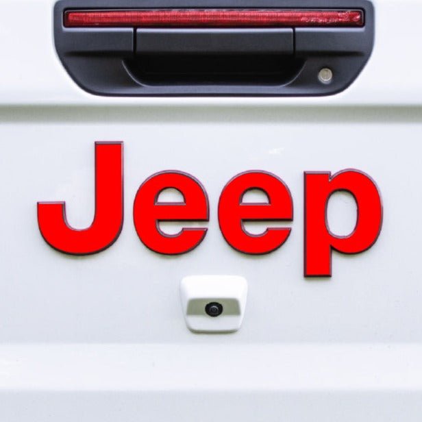 JEEP Gladiator Emblem Overlay Decal Set | Solid Colors - 2020+ Gladiator JT