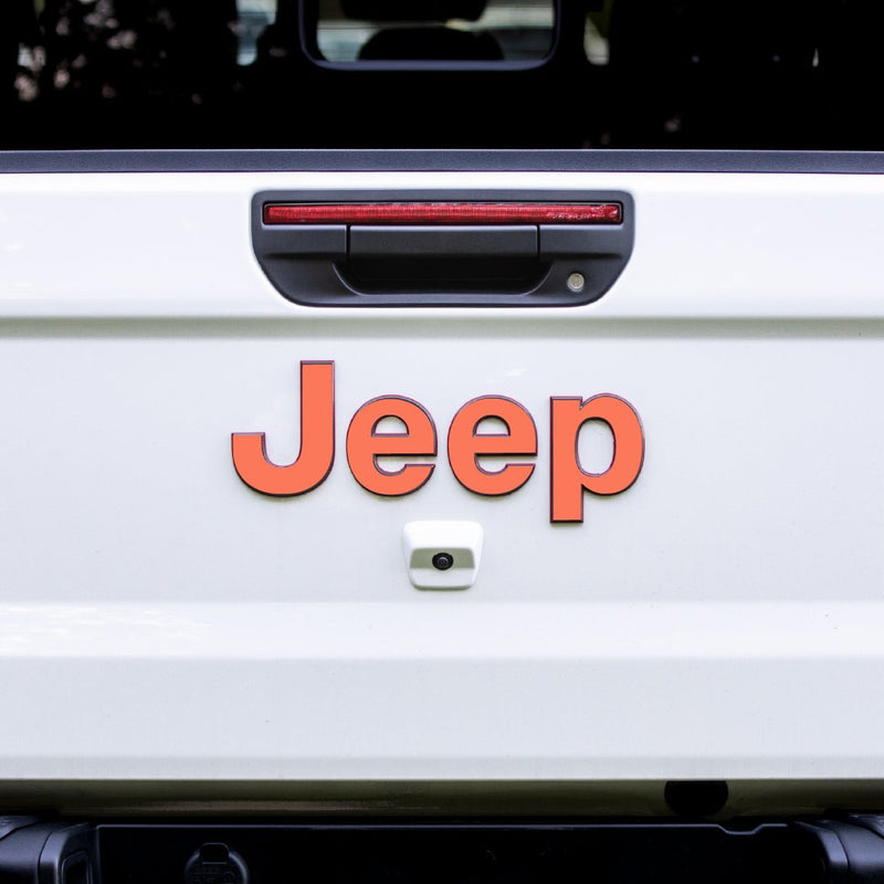 JEEP Gladiator Emblem Overlay Decal Set | Solid Colors - 2020+ Gladiator JT