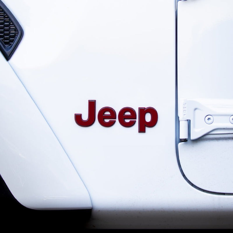 JEEP Gladiator Emblem Overlay Decal Set | Solid Colors - 2020+ Gladiator JT