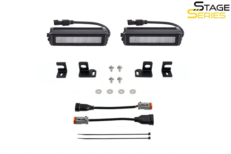 Diode Dynamics SS6 LED Stage Series Fog Light Kit - 2024+ Tacoma / 4Runner