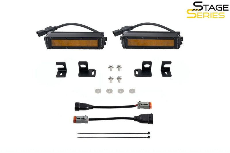 Diode Dynamics SS6 LED Stage Series Fog Light Kit - 2024+ Tacoma / 4Runner