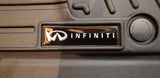 Domed Infiniti Emblem Inserts for Weathertech Floor Mats - StickerFab