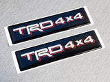 Domed Toyota TRD 4x4 Emblem Inserts for Weathertech Floor Mats (Single) Tacoma Tundra - StickerFab