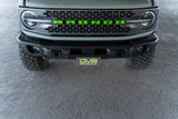 DV8 V1 License Plate Relocation Bracket for Capable Bumper - 2021+ Bronco
