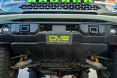 DV8 V2 Slanted License Plate Relocation Bracket for Capable Bumper - 2021+ Bronco - StickerFab