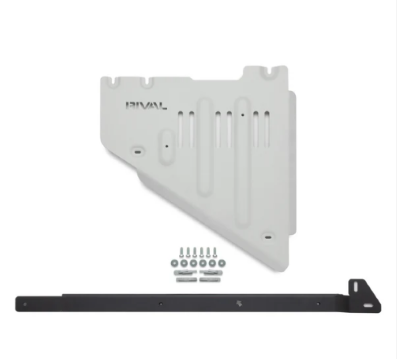Rival Aluminum Transfer Case Skid Plate Body Armor - 2024+ Land Cruiser / Tacoma / 2025+ 4Runner