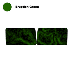 Topo Hardtop Side Window Overlays - 2021+ Bronco 4 Door - StickerFab
