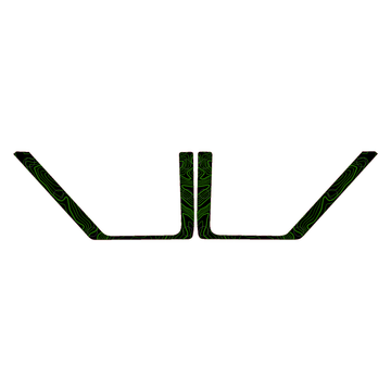 Topo Rear Door Net Trim Overlay Kit (Printed Series) - 2021+ Bronco - StickerFab