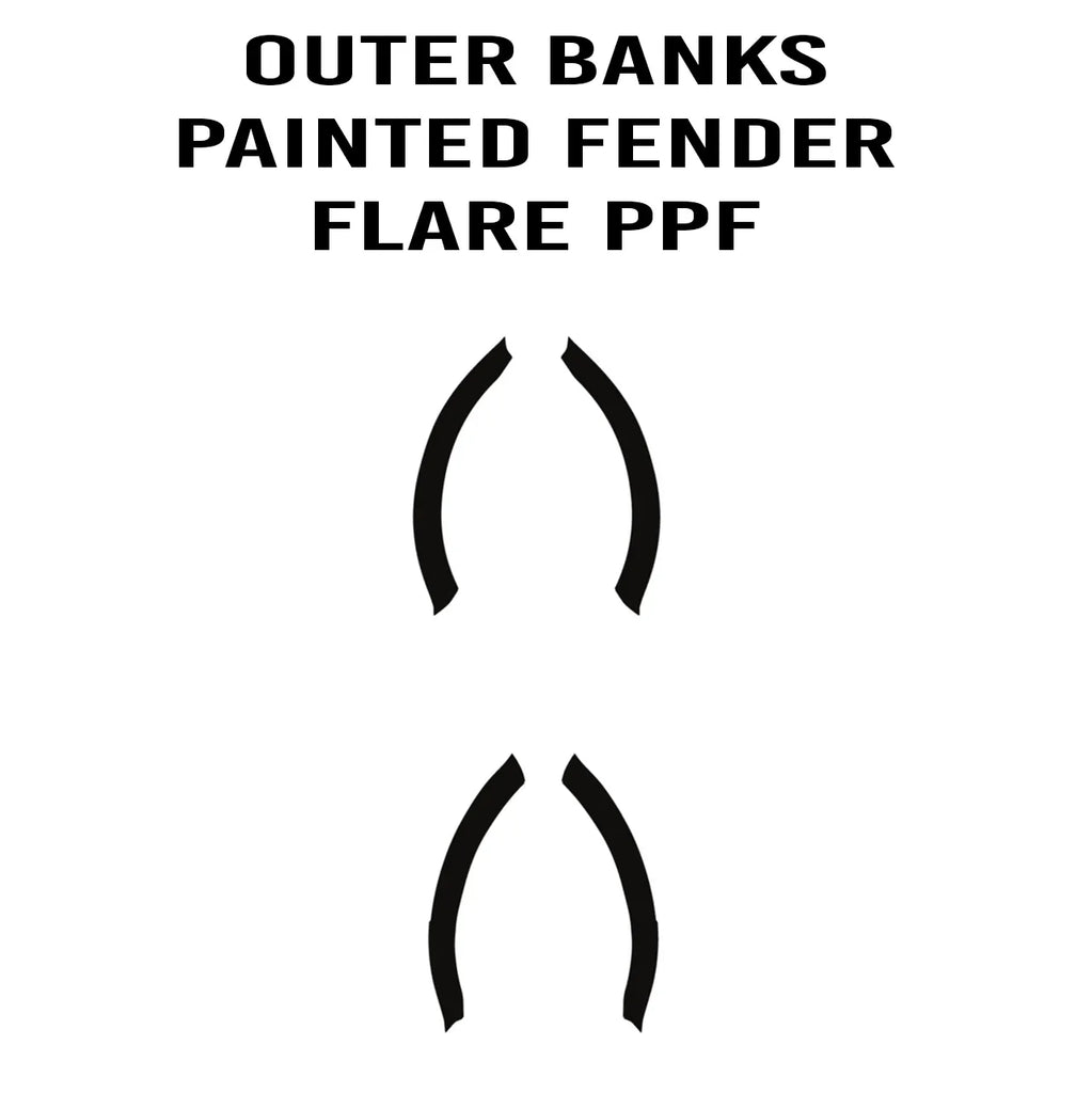 2021+ Bronco Outer Banks eXpert Fender Flare Paint Protection Film ...