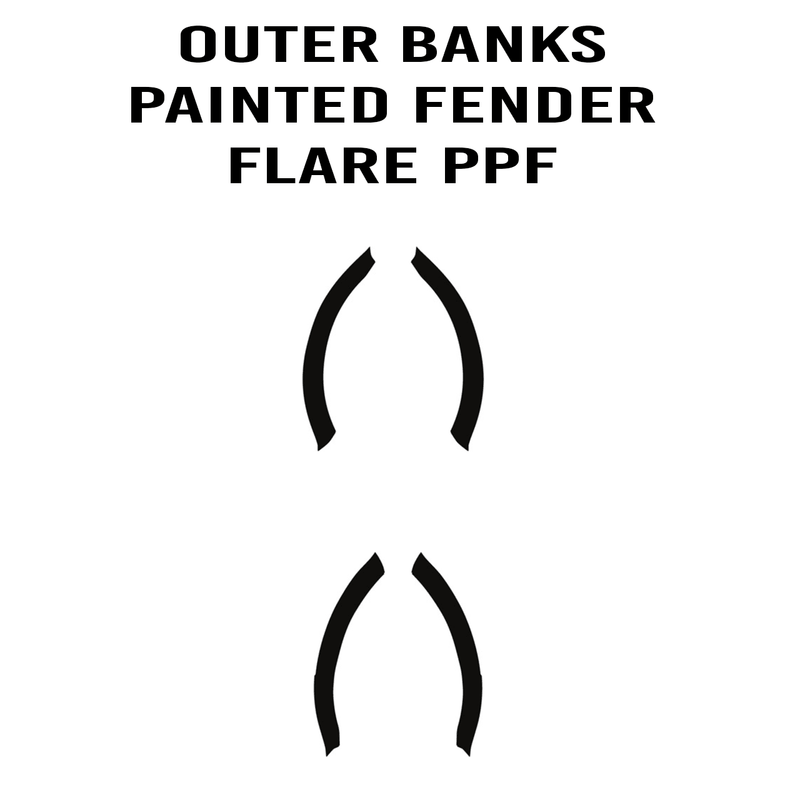 eXpert Fender Flare Paint Protection Film (Clear PPF) - 2021+ Bronco Outer Banks - StickerFab