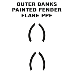 eXpert Fender Flare Paint Protection Film (Clear PPF) - 2021+ Bronco Outer Banks - StickerFab