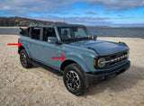 eXpert Fender Flare Paint Protection Film (Clear PPF) - 2021+ Bronco Outer Banks - StickerFab