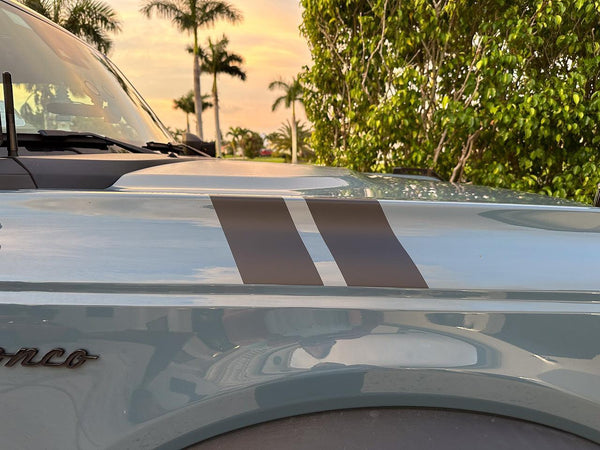 Fender Racing Stripes - 2021+ Bronco (non-Raptor) | StickerFab
