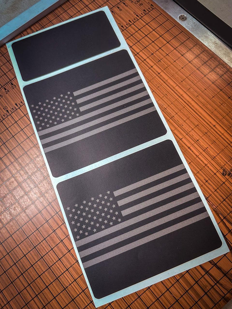 Flag Sun Visor Warning Overlays - 2021+ Bronco / 2024+ Ranger Raptor ...
