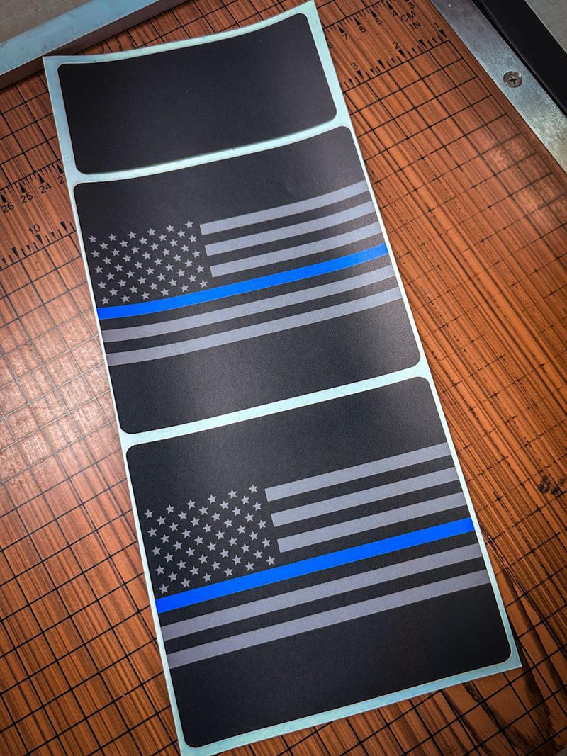 Flag Sun Visor Warning Overlays - 2021+ Bronco / 2024+ Ranger Raptor ...