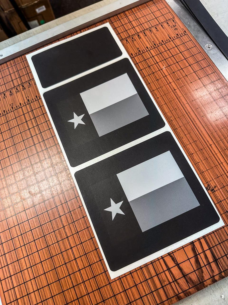 Flag Sun Visor Warning Overlays - 2021+ Bronco / 2024+ Ranger Raptor ...