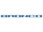 Ford Bronco Tufskinz Artisan Blue Grille Lettering - 2021+ Bronco - StickerFab