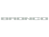 Ford Bronco Tufskinz Cactus Gray Grille Lettering - 2021+ Bronco - StickerFab
