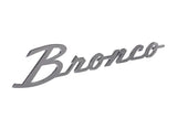 2021+ Ford Bronco Cursive Script Metal Emblems (Modified) – StickerFab