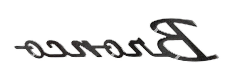 Ford Licensed Heritage Bronco Cursive Script Metal Emblem Set - 2021+ Bronco - StickerFab