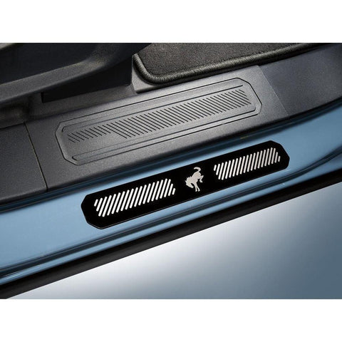 Ford OEM Black Stainless Steel Door Sill Plates - 2021+ Bronco 4 Door