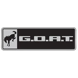 Ford OEM G.O.A.T. Emblem (M-1447-GOAT) - 2021+ Bronco / Bronco Sport / Universal - StickerFab