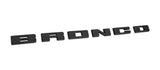 Ford Performance OEM Matte Black Grille Emblem Overlays - 2021+ Bronco - StickerFab