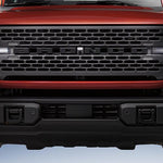 Ford Performance OEM Matte Black Grille Emblem Overlays - 2021+ Bronco - StickerFab