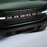 Ford Performance OEM Sinister Bronze Grille Emblem Overlays - 2021+ Bronco - StickerFab