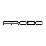 "FRODO" Large Overlay Letters (Printed Series Vinyl) - Universal - StickerFab