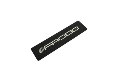 FRODO Logo Emblem for Weathertech All Weather Floor Mats (Metal Etched) - Universal - StickerFab